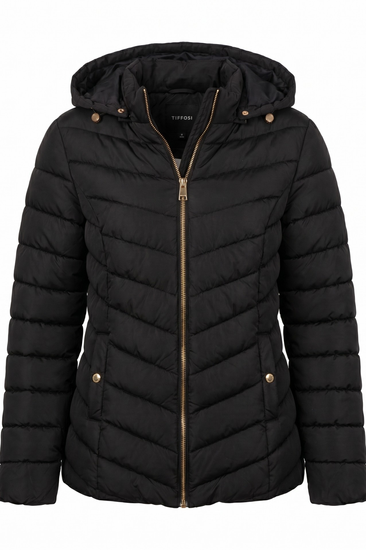 Black padded jacket