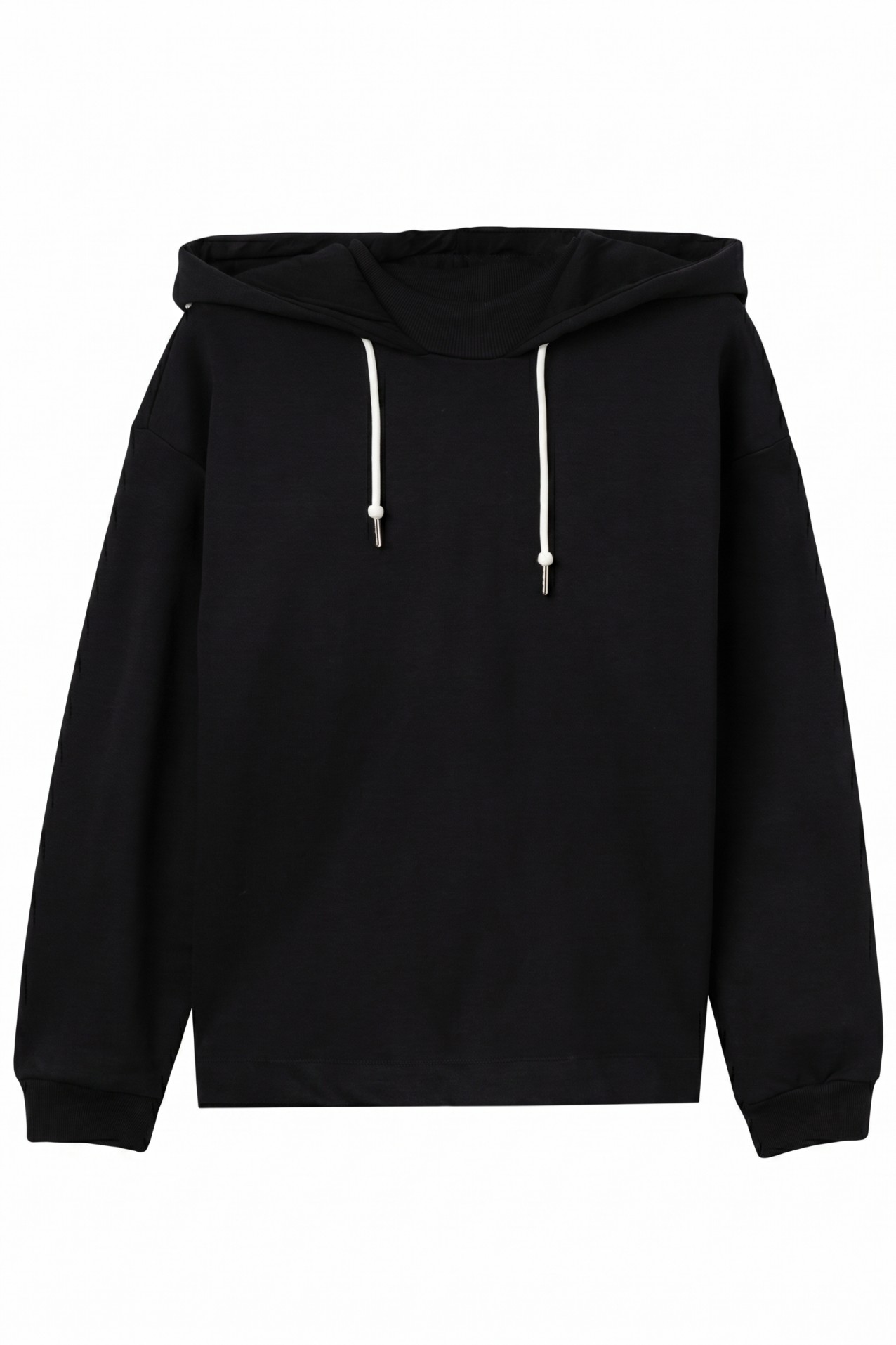 Sweatshirt preto com capuz