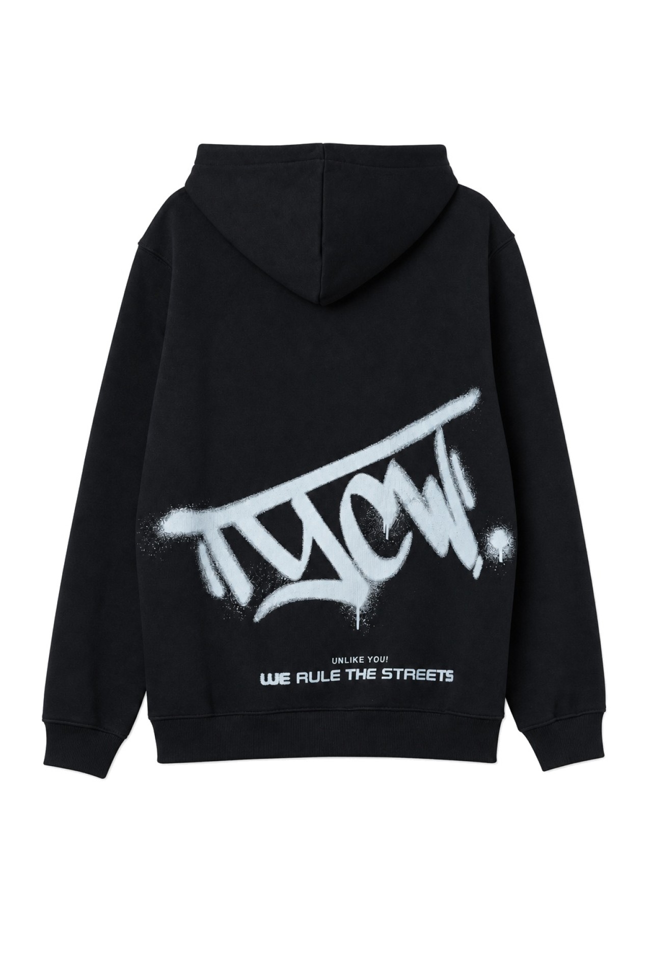 Black Graphic Hoodie