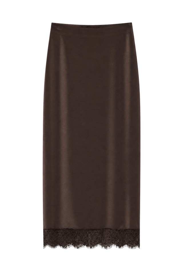 Chocolate Brown Skirt Chocolate Brown Skirt