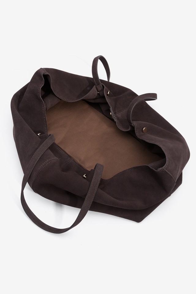 Mala Shopper Castanho Escuro Mala Shopper Castanho Escuro