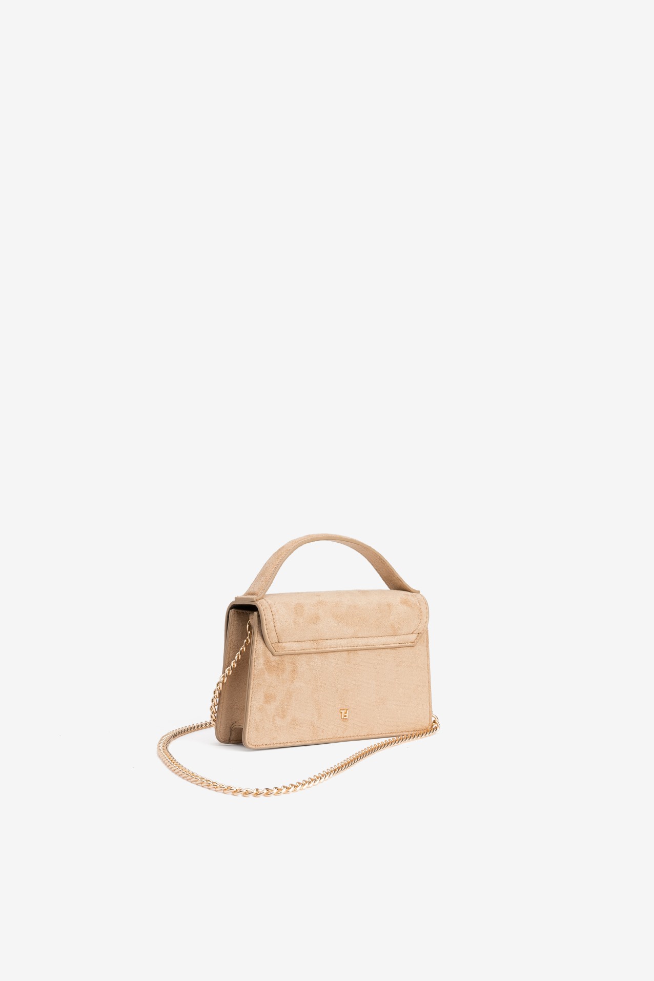 Beige Chain Shoulder Bag
