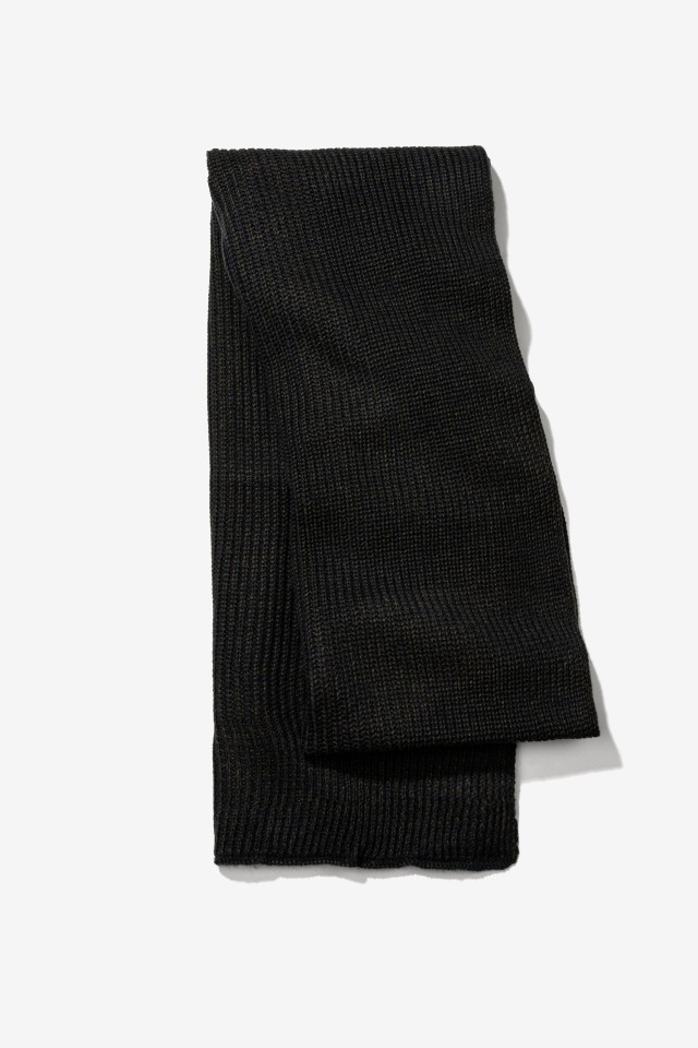 Chunky Dark Green Scarf