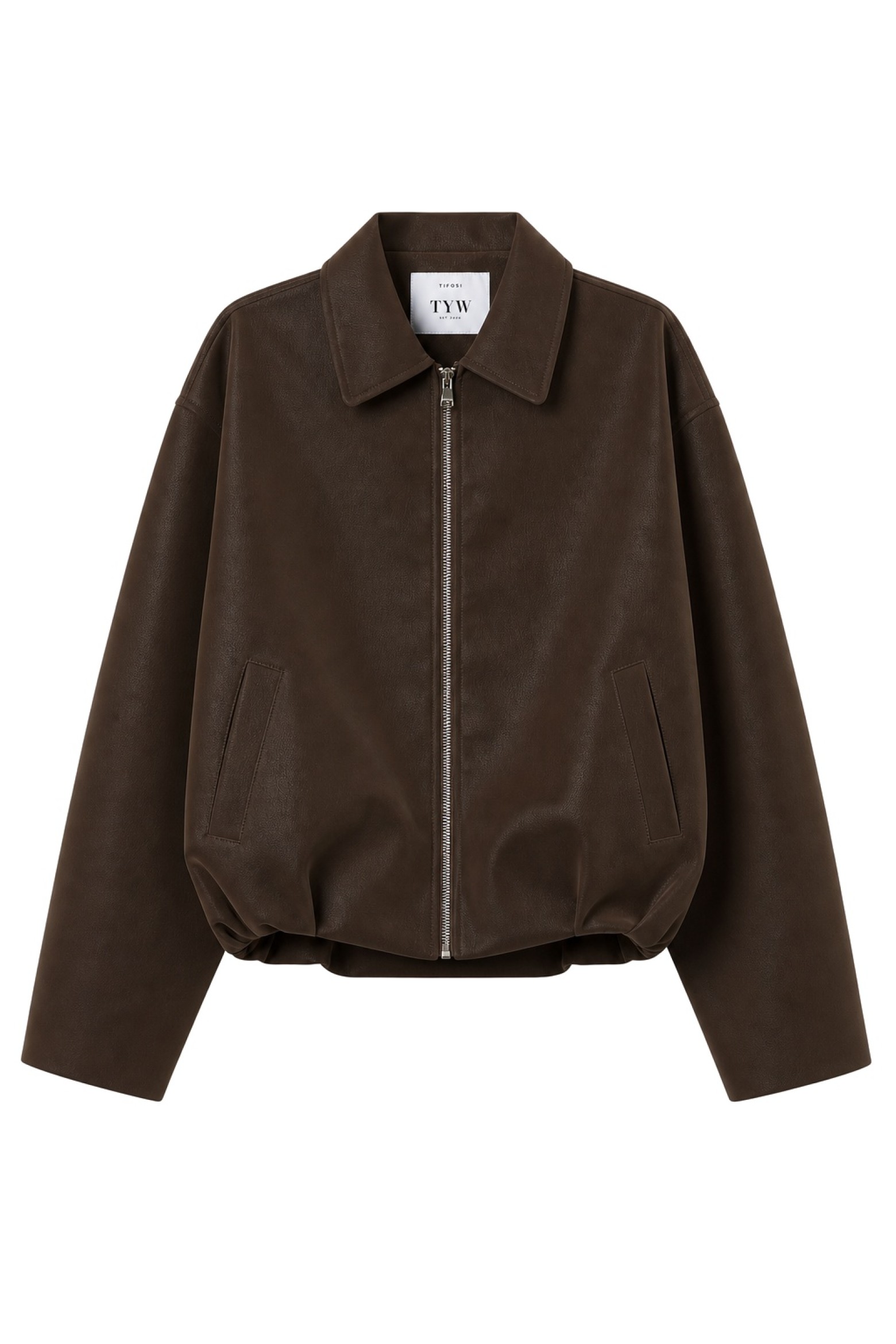 Brown Cropped Jacket