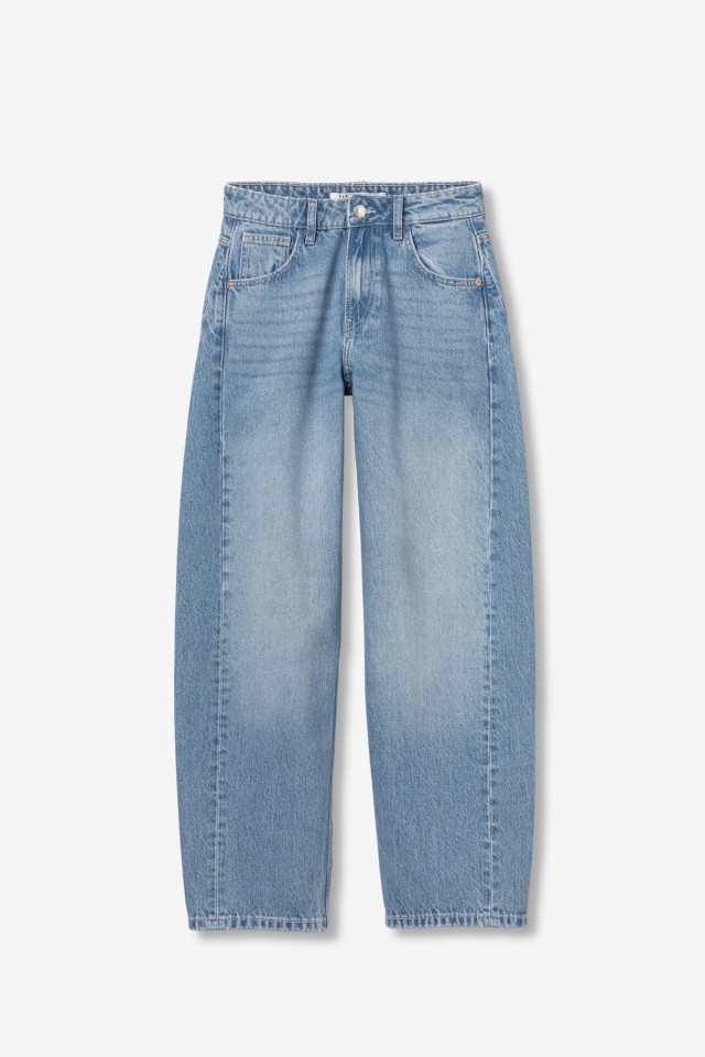 Jeans corte largo azul claro