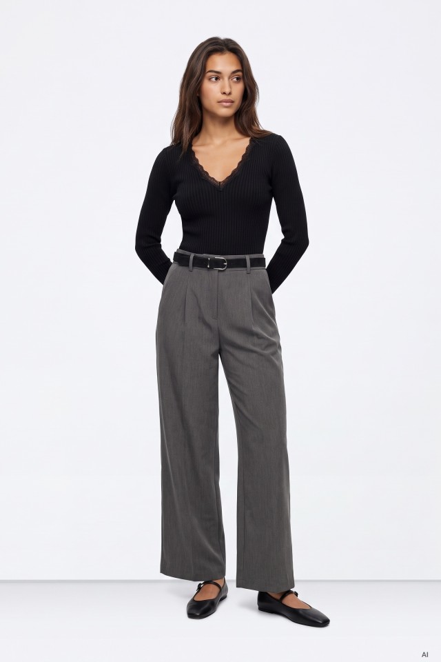 Pantal�n Gris melange