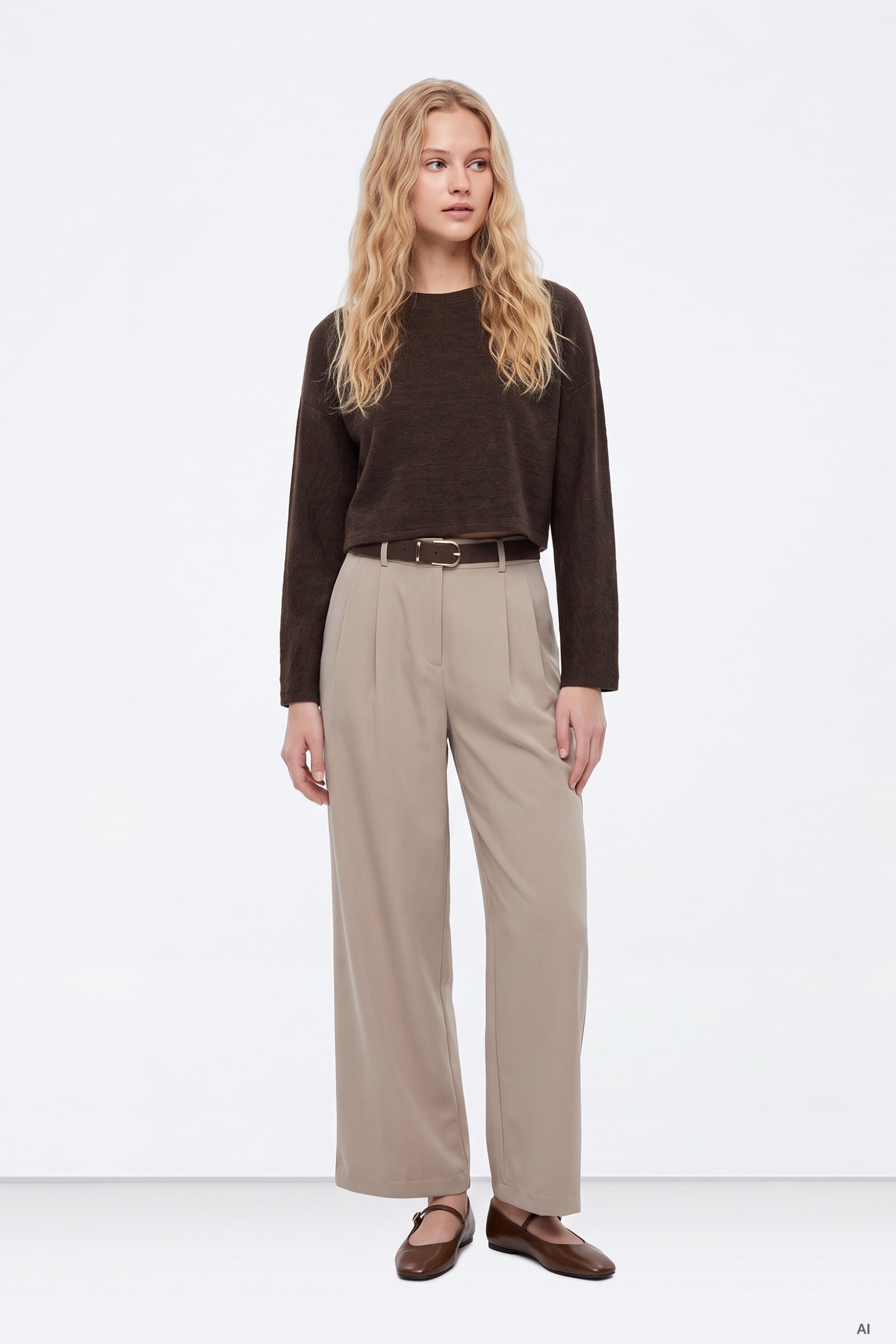 Pantalón Beige