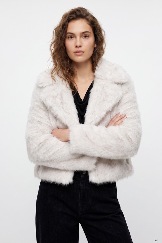 Chaqueta corta cruda Chaqueta corta cruda