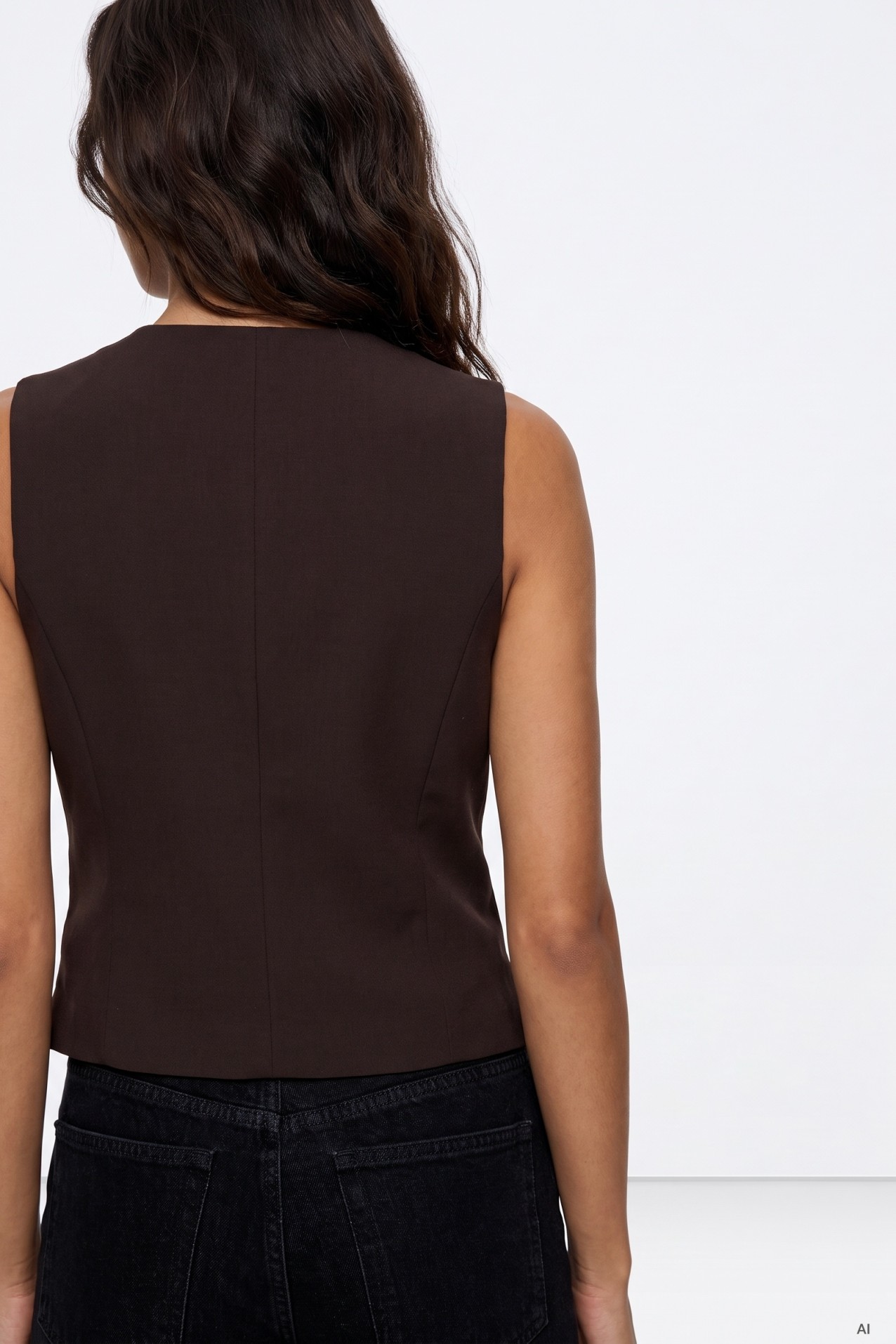 Chocolate V-Neck Shirt