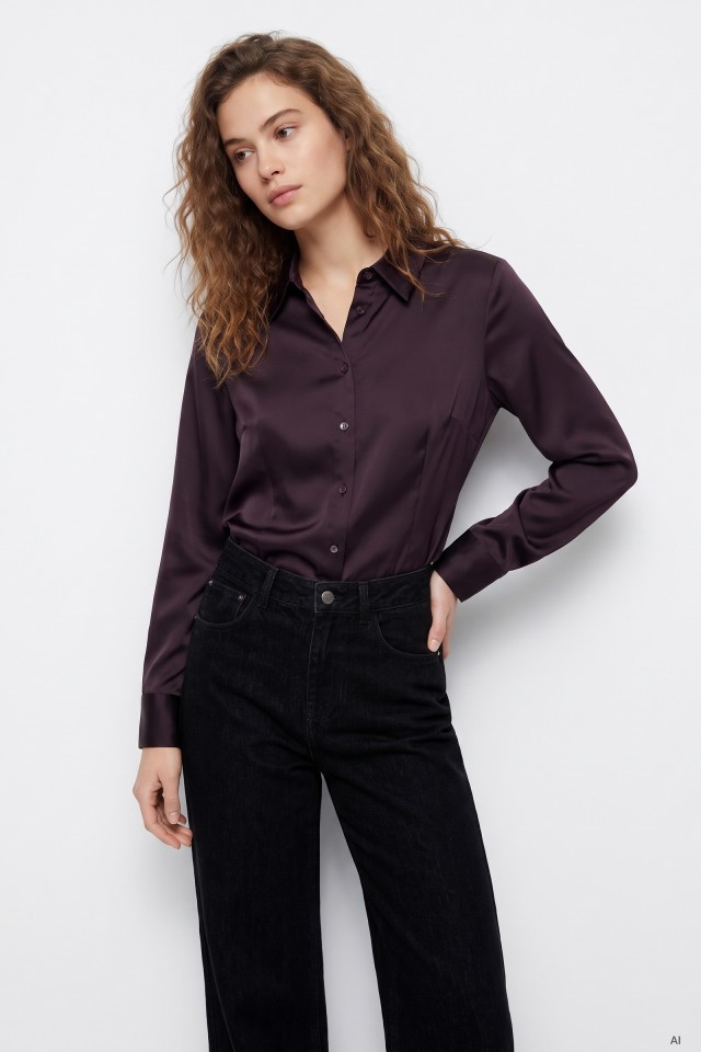 Camisa Manga Larga Rojo