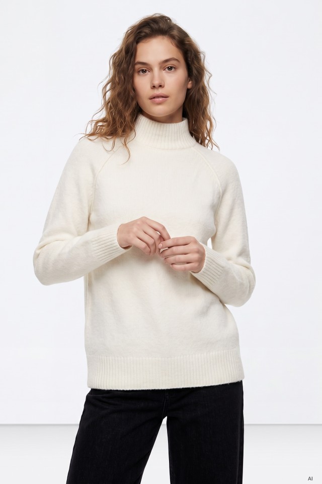 Camisola de Gola Alta