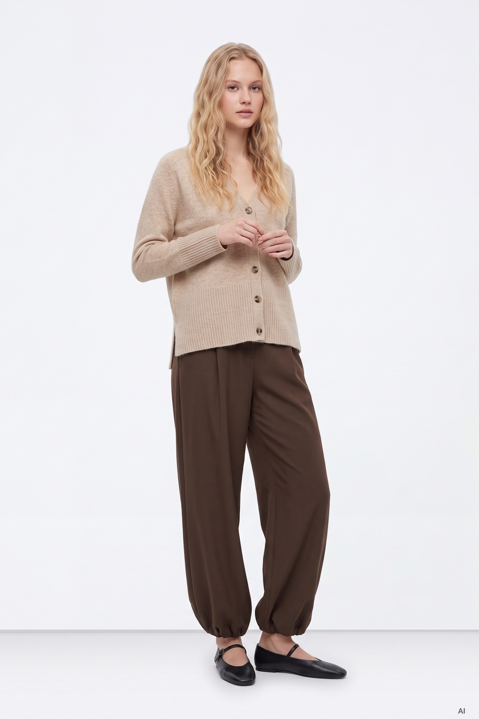 Cardigan Bege