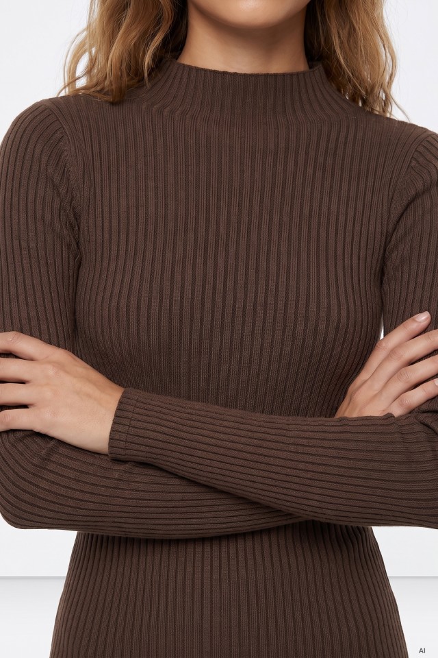 Camiseta Manga Larga Marron