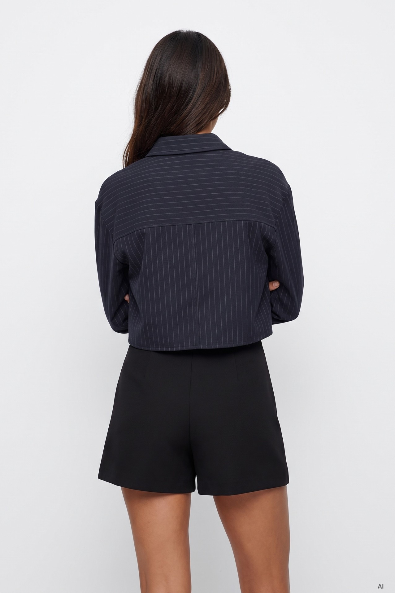 Camisa Manga Larga Azul