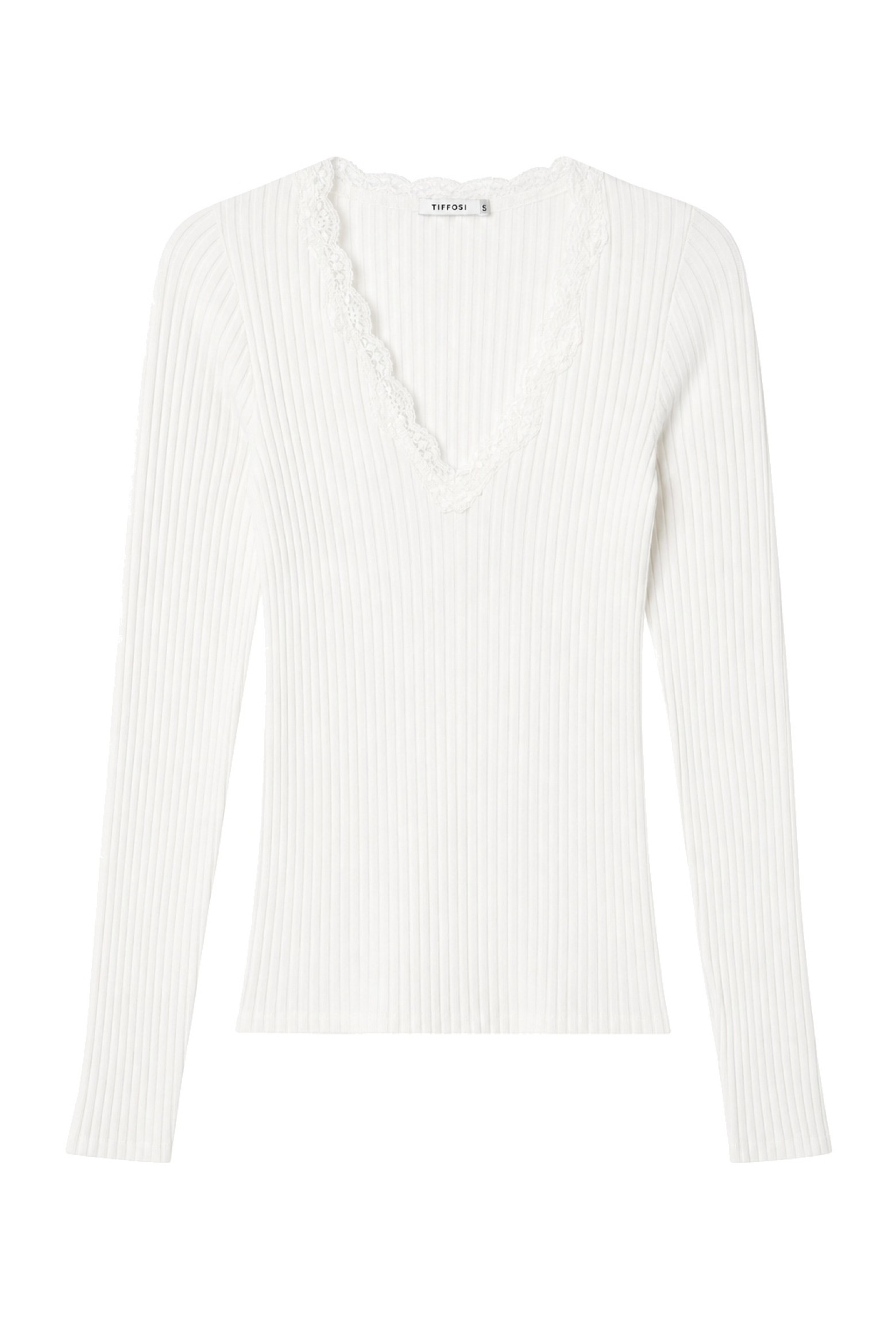Ribbed Long-Sleeve T-Shirt