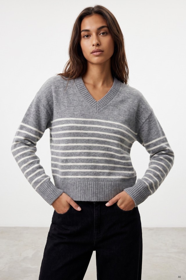 Jersey femenino gris