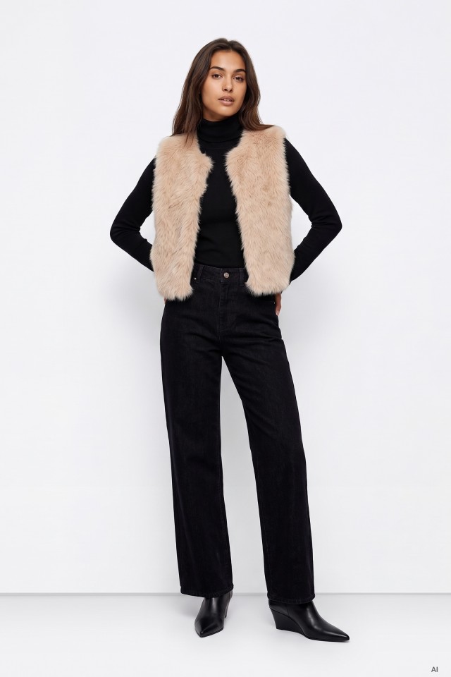 Beige Vest