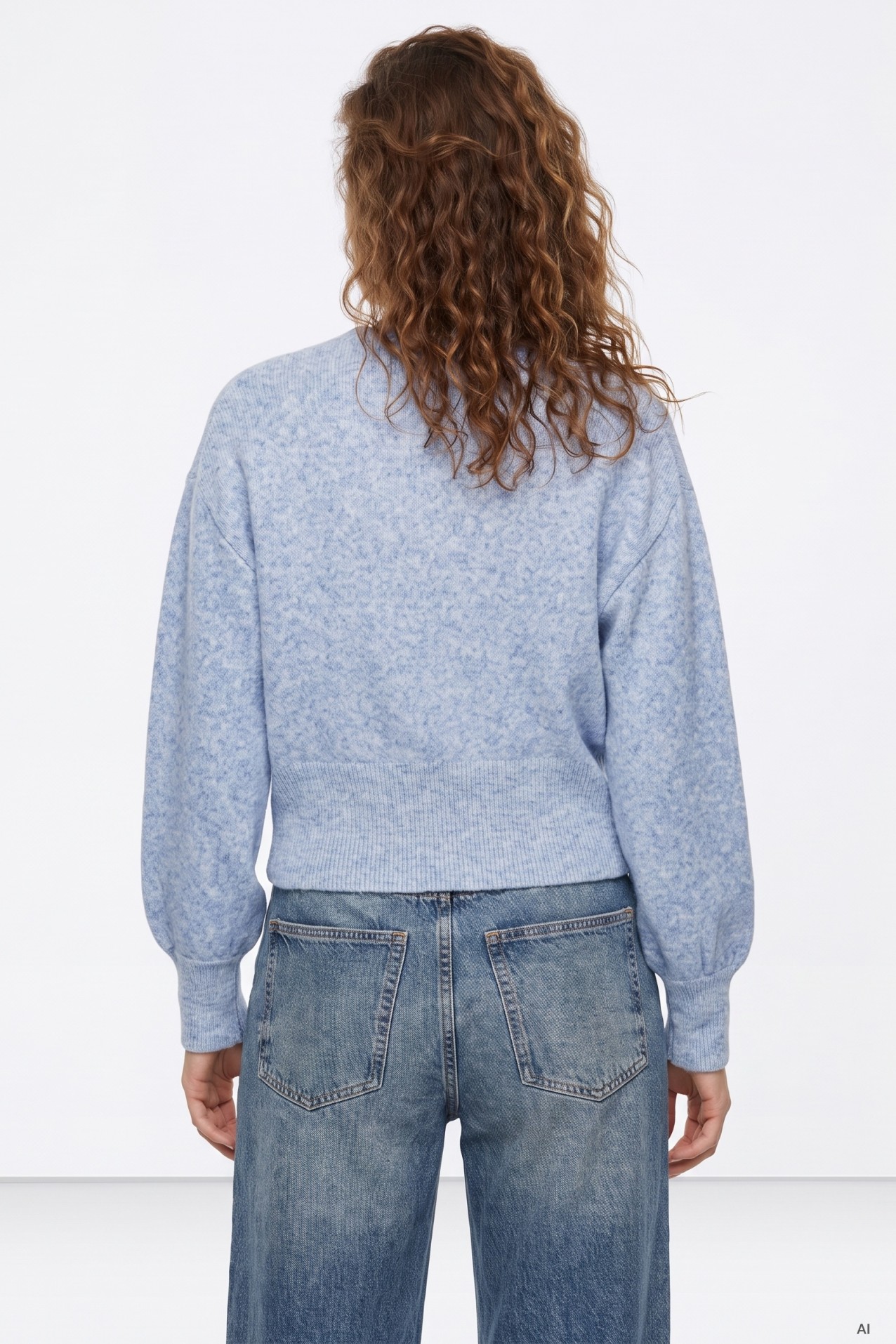 Camisola Azul Cruzada