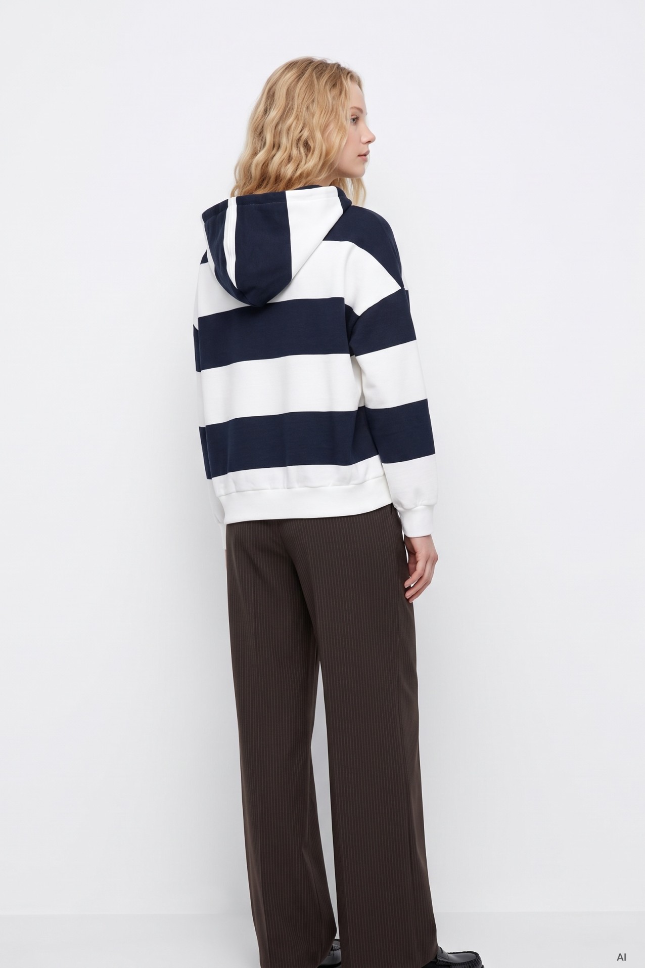 Sudadera Con Capucha Azul