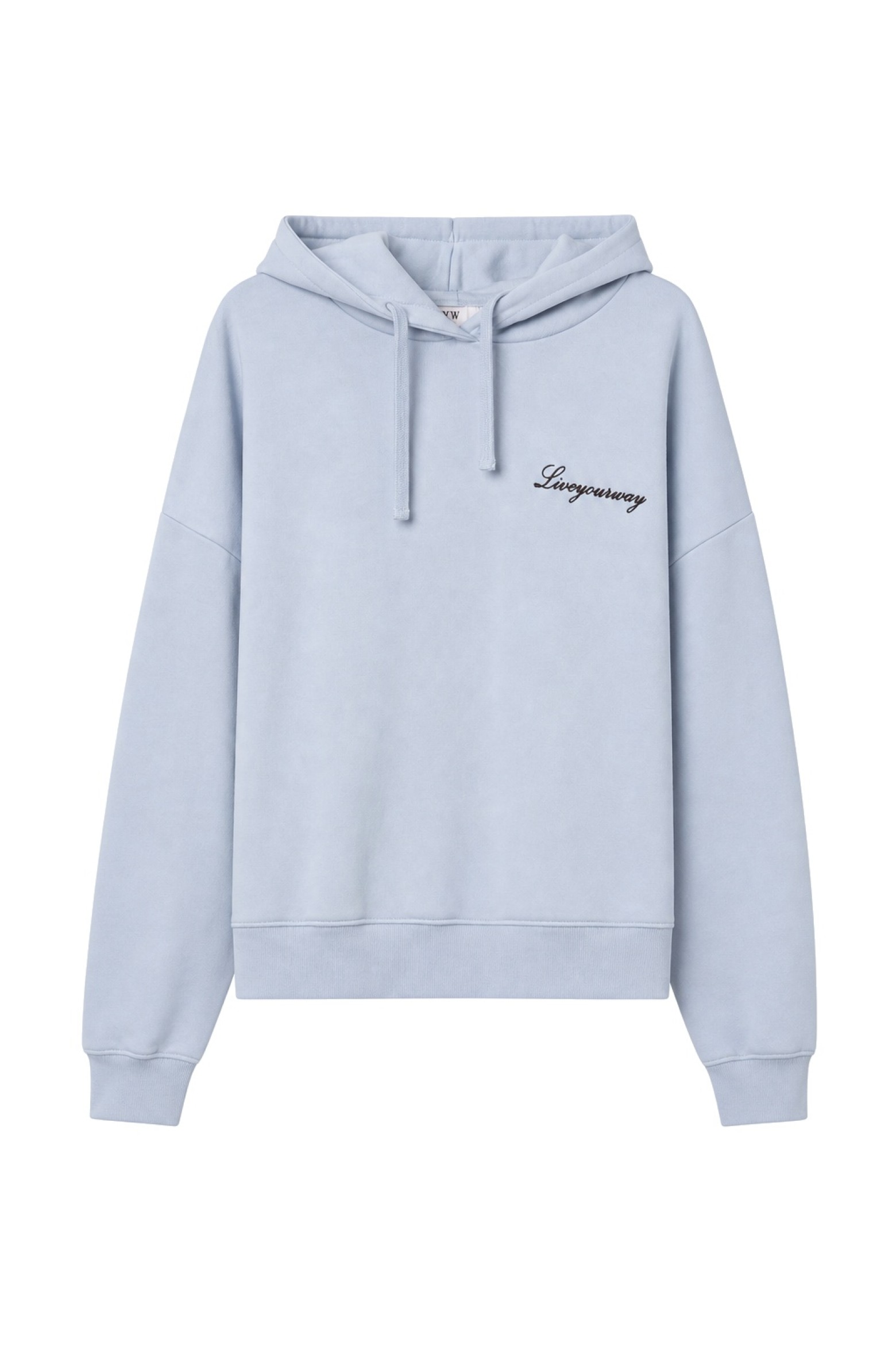 Blue Hooded Sweatshirt