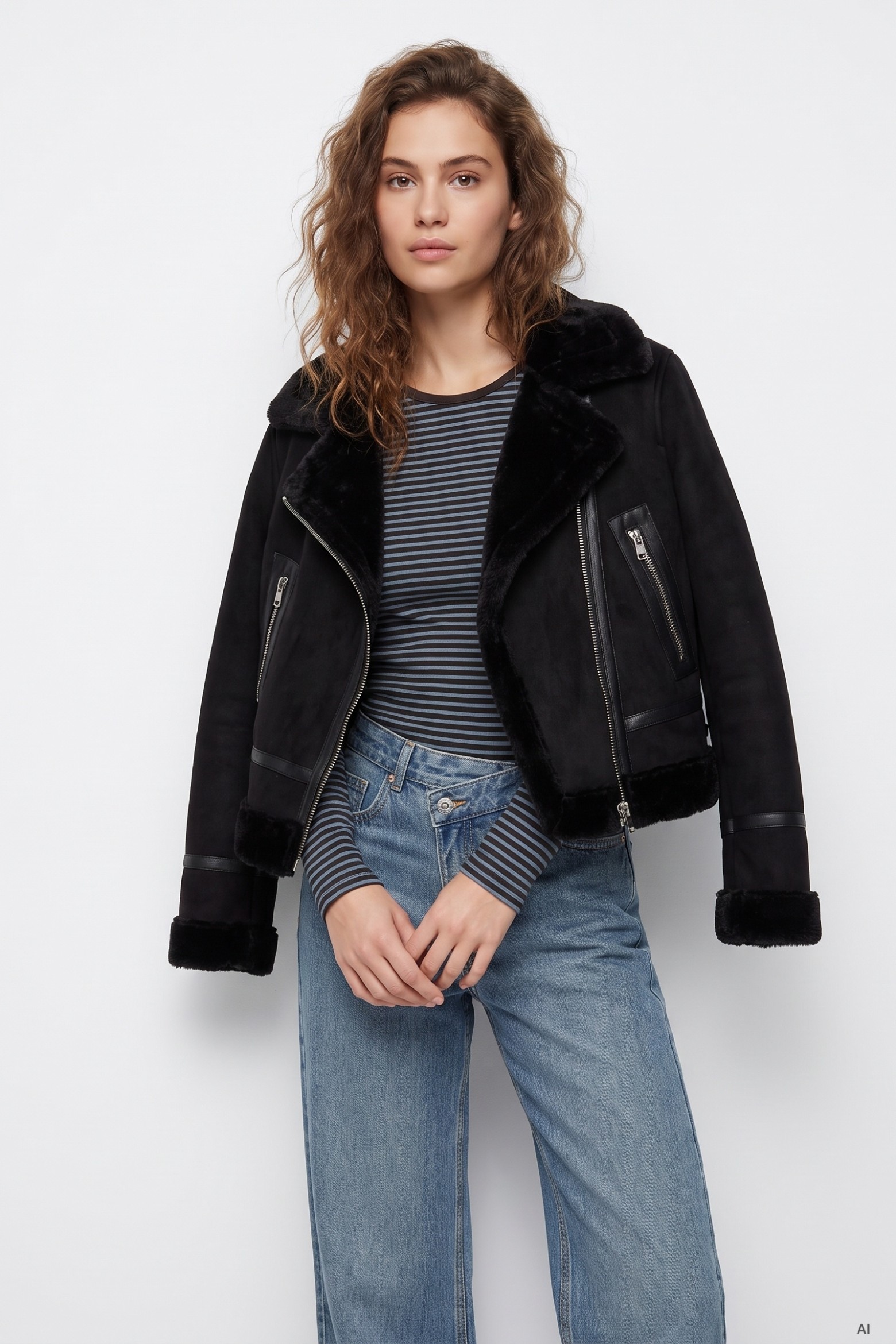 Black Cropped Jacket
