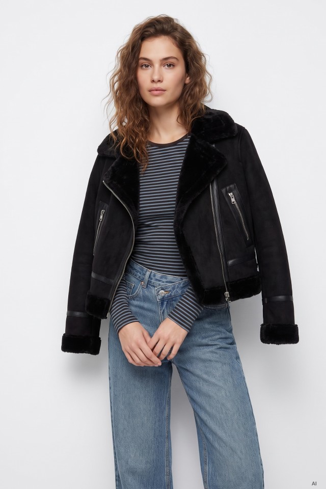 Black Cropped Jacket