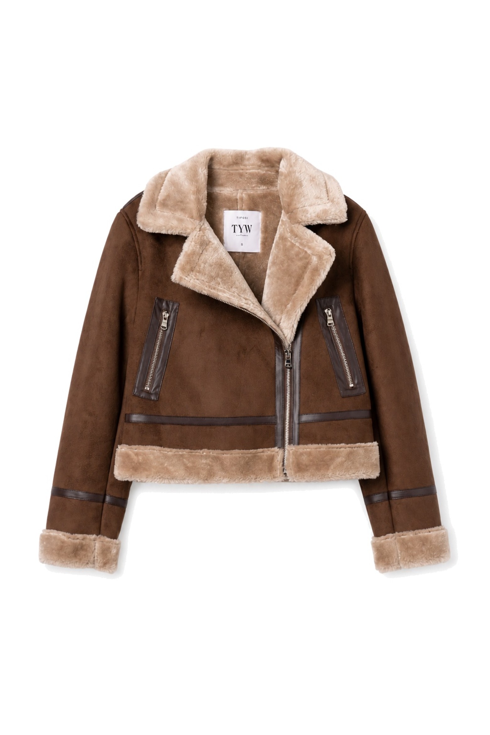 Brown Cropped Jacket