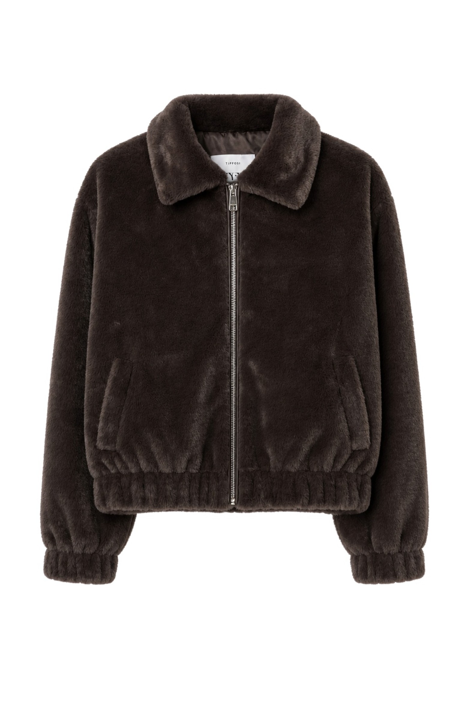 Dark Brown Cropped Jacket