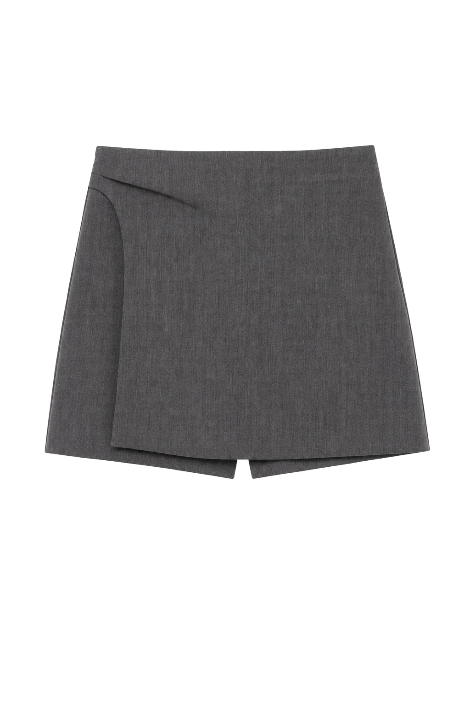 Grey Melange Skort