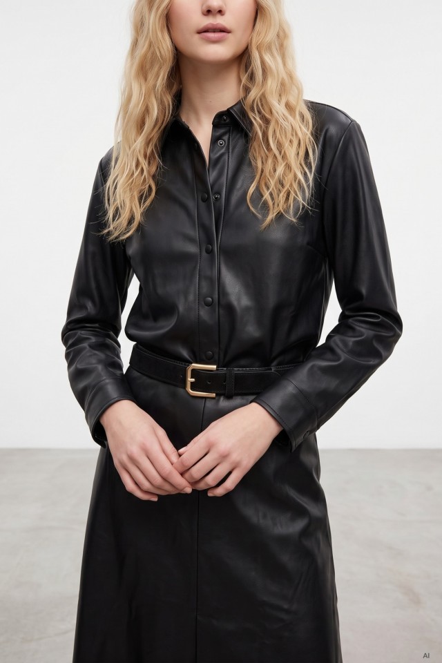 Black Cropped Shirt Black Cropped Shirt