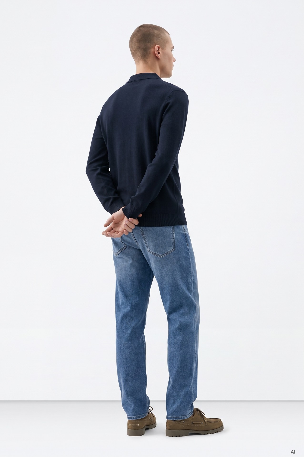 Tyler Tapered Blue Jeans