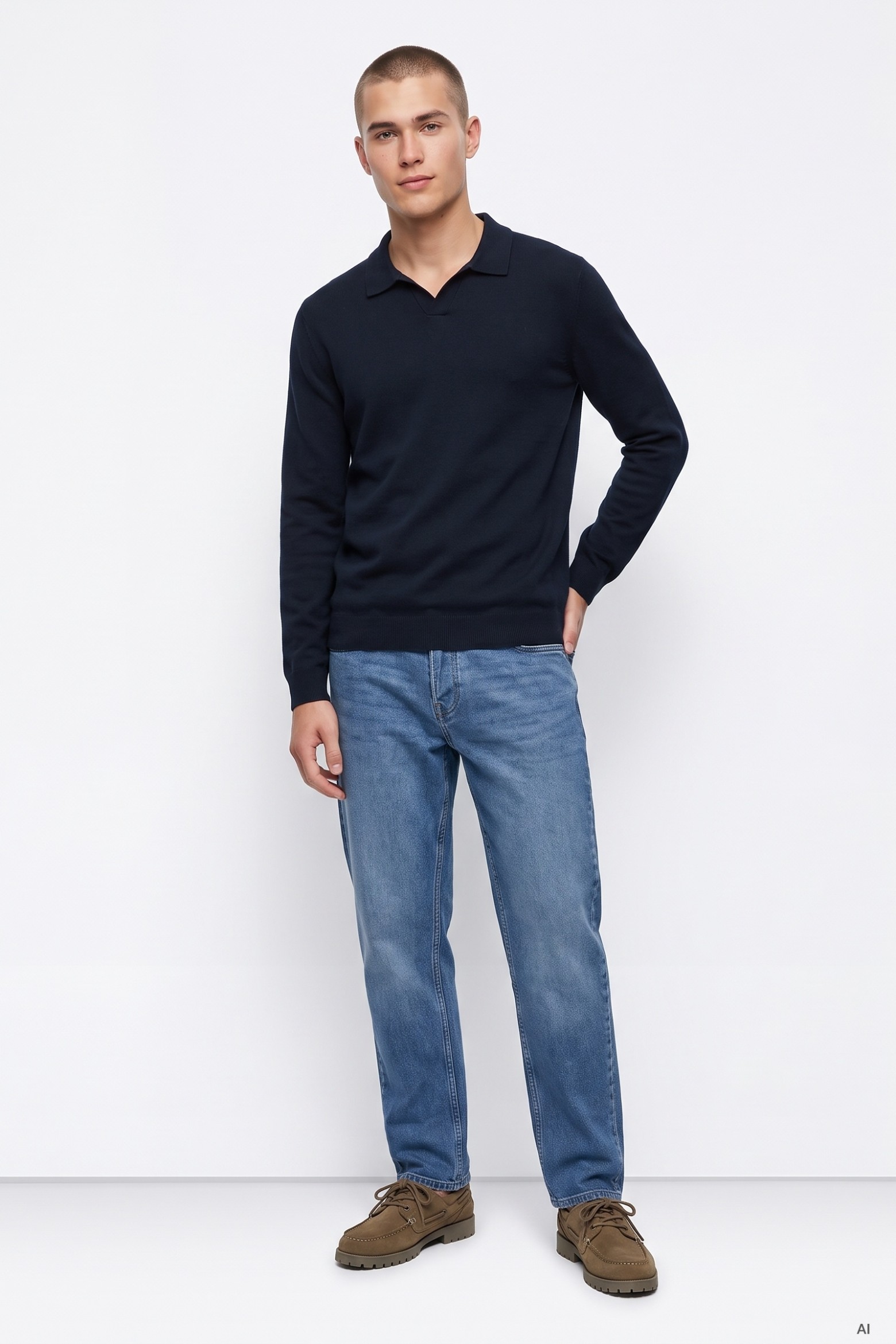Tyler Tapered Blue Jeans