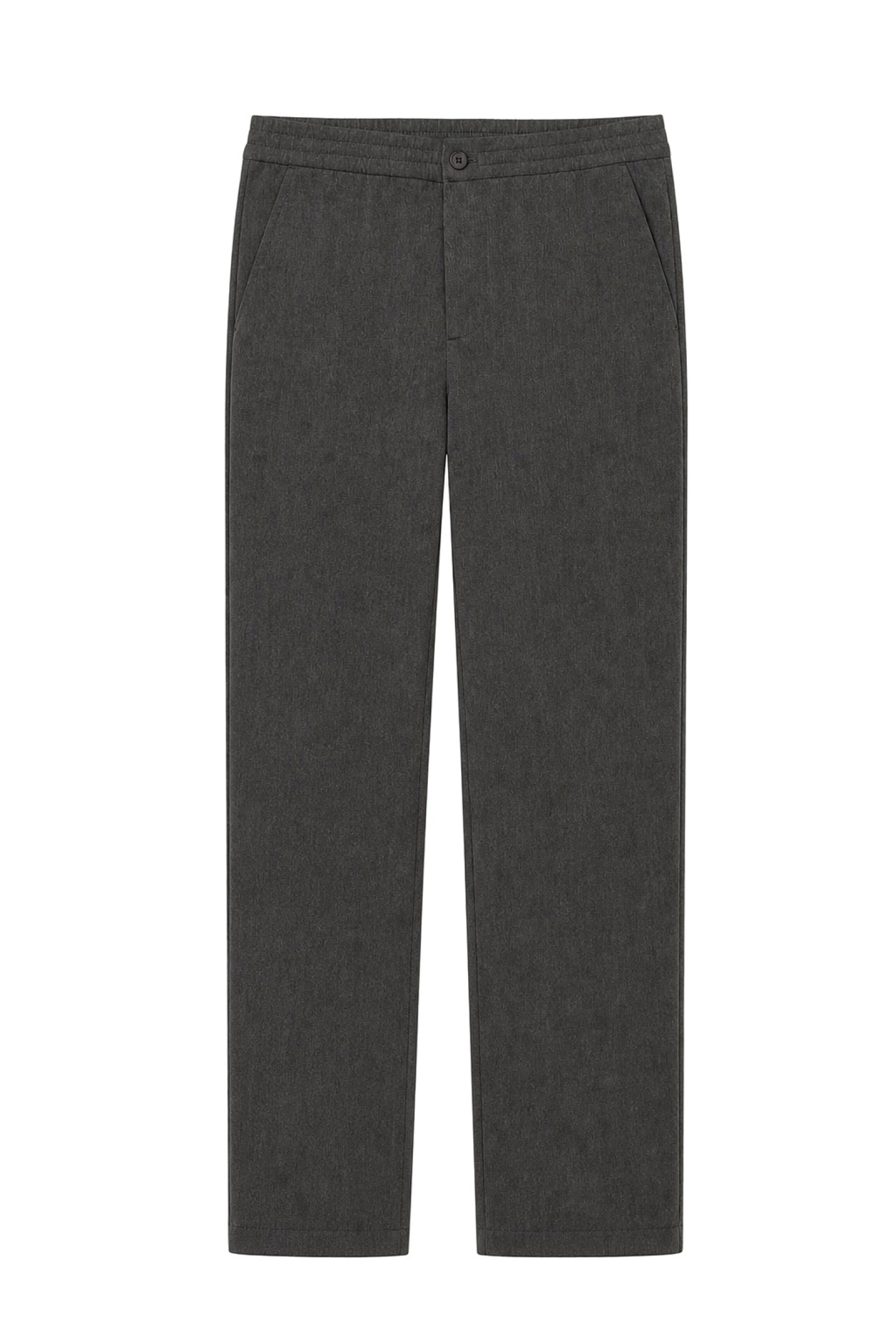 Grey Relaxed-Fit Trousers