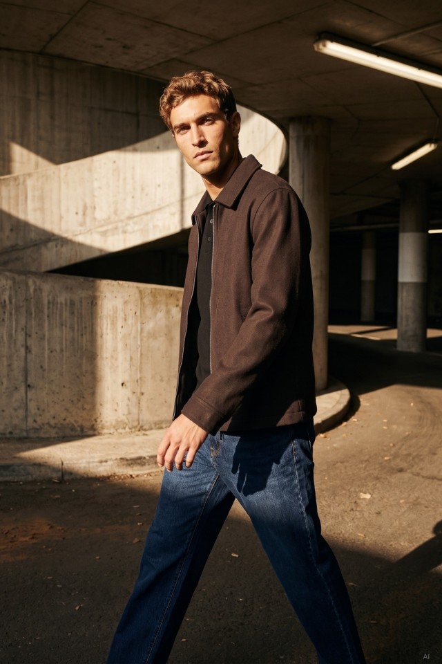 Men´s Dark Brown Jacket Men´s Dark Brown Jacket