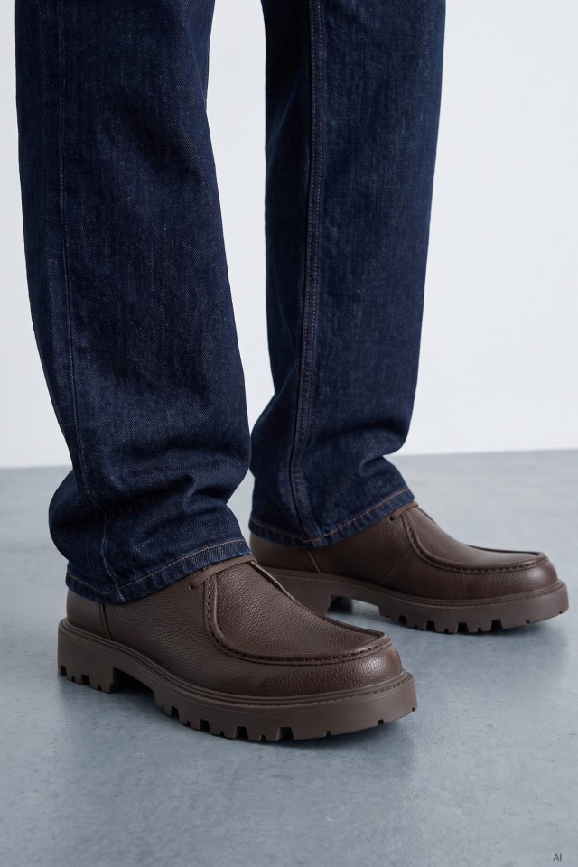 Dark Brown Chunky Shoes Dark Brown Chunky Shoes