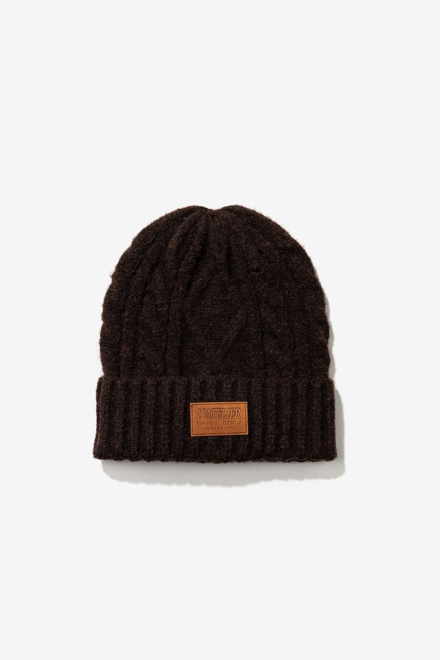 Chocolate Brown Knit Beanie Chocolate Brown Knit Beanie
