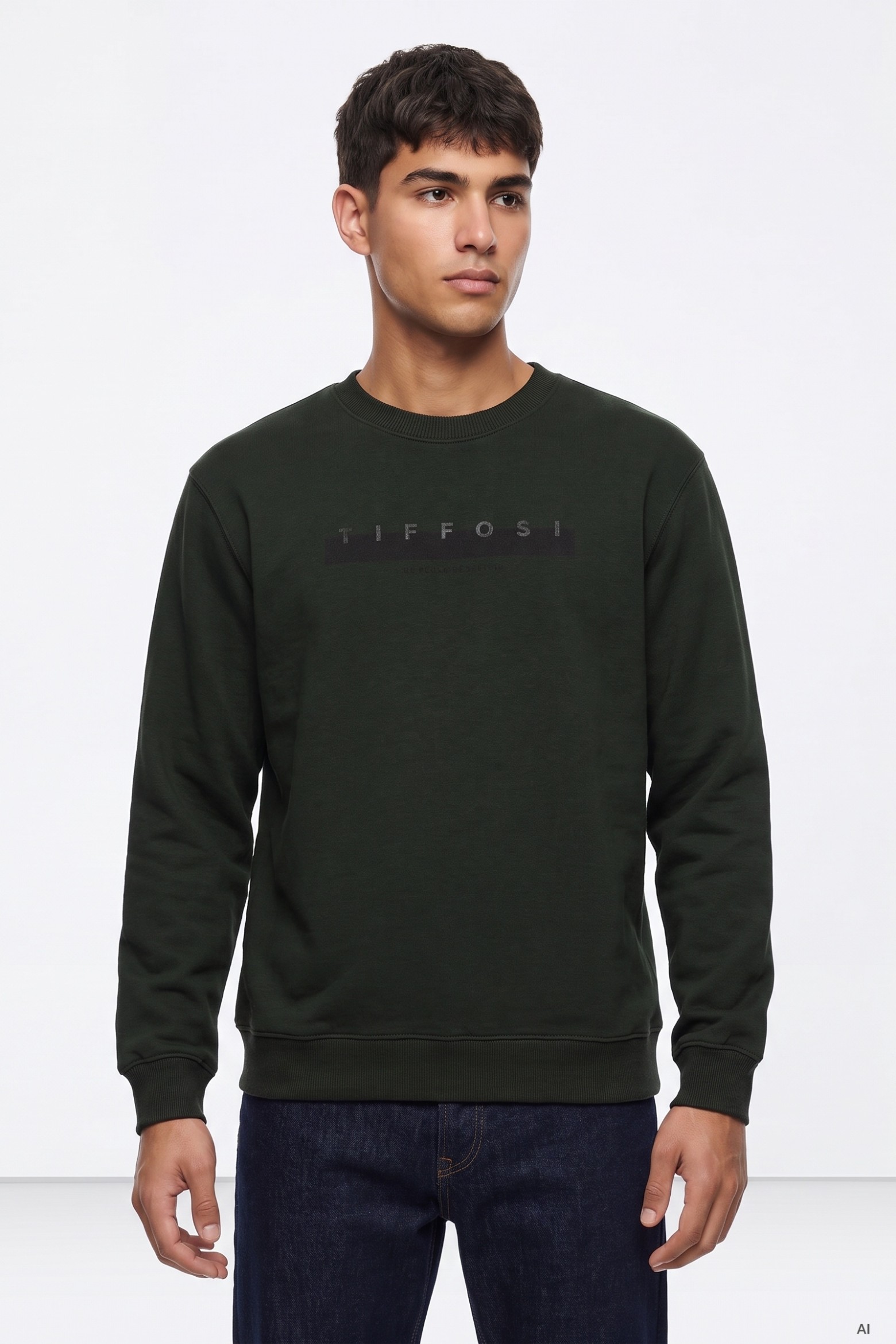 Green Crewneck Sweatshirt