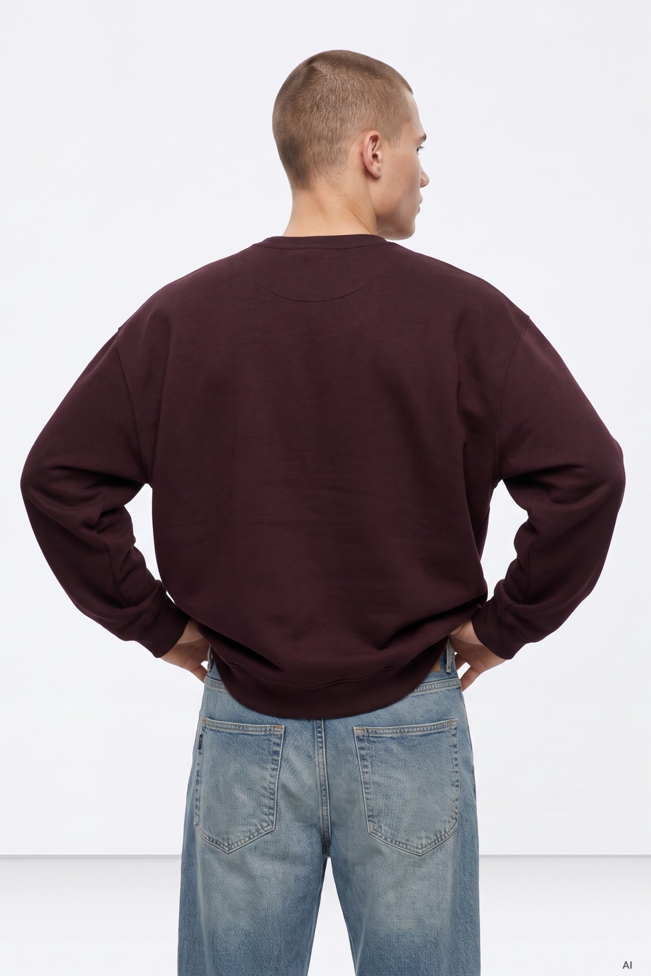 Sudadera marr�n
