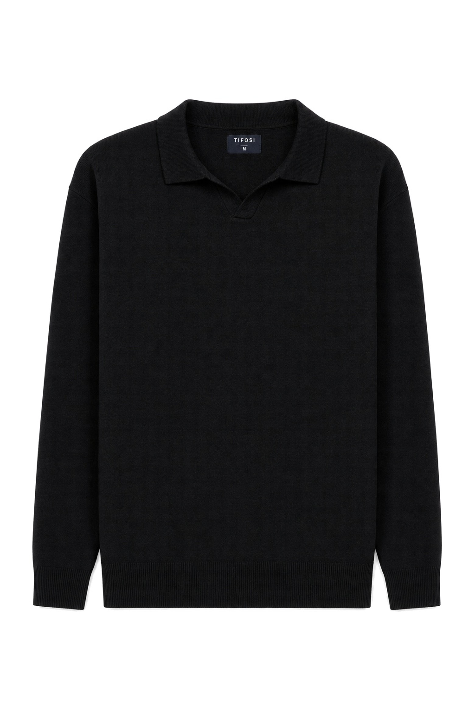 Jersey negro de punto