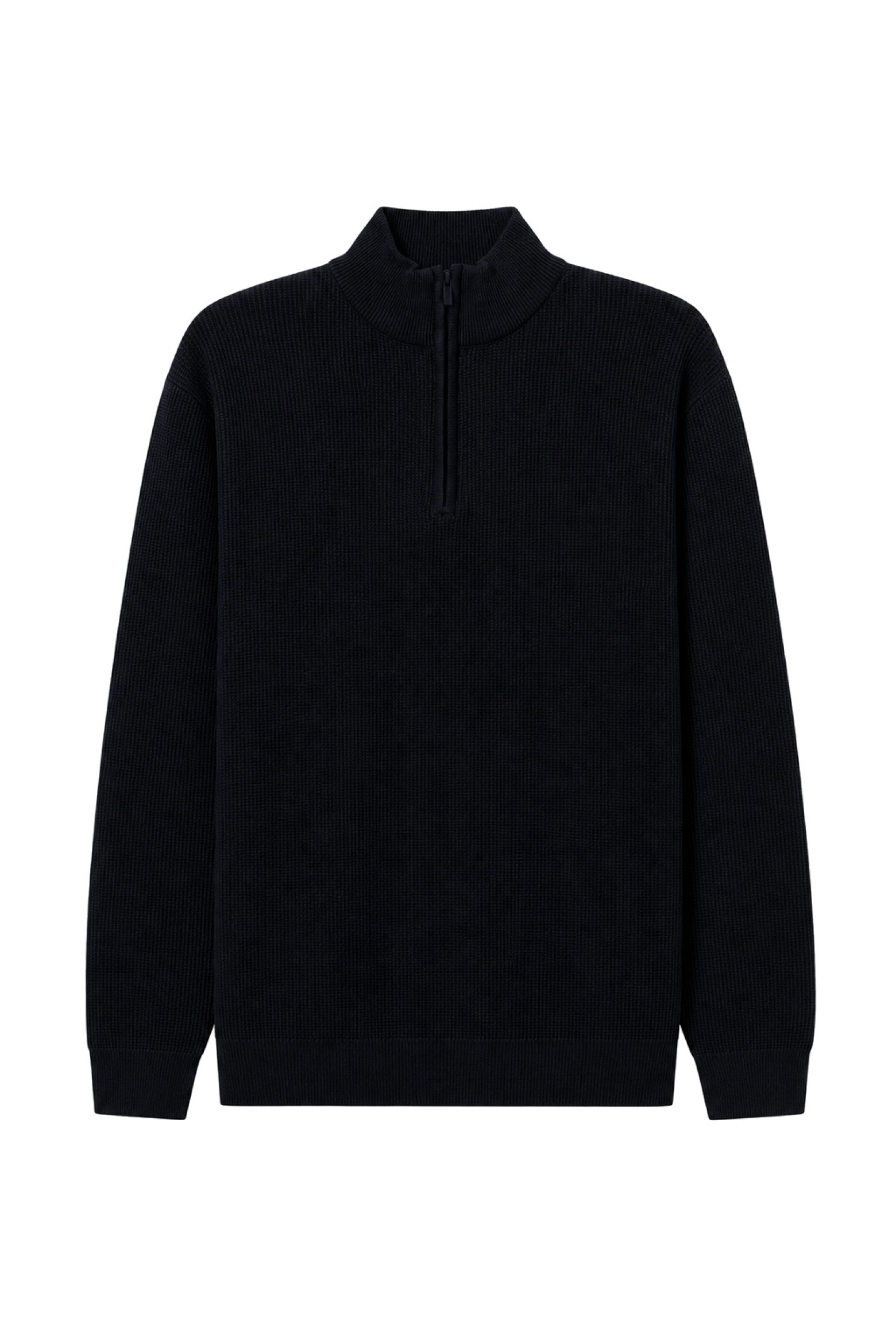 Men�s Ribbed Quarter-Zip Sweater