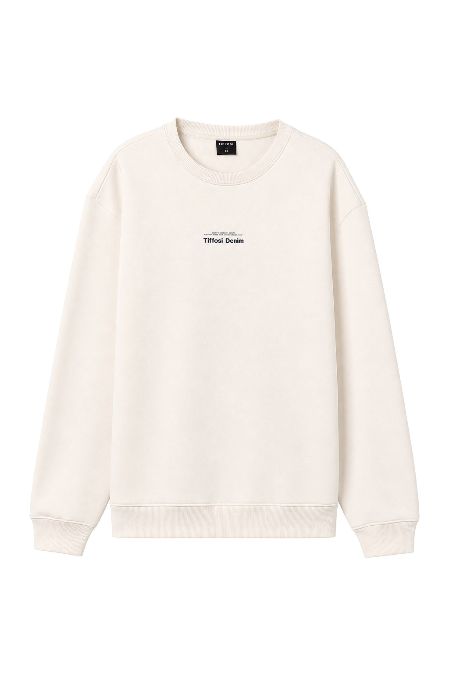 Beige Crewneck Sweatshirt