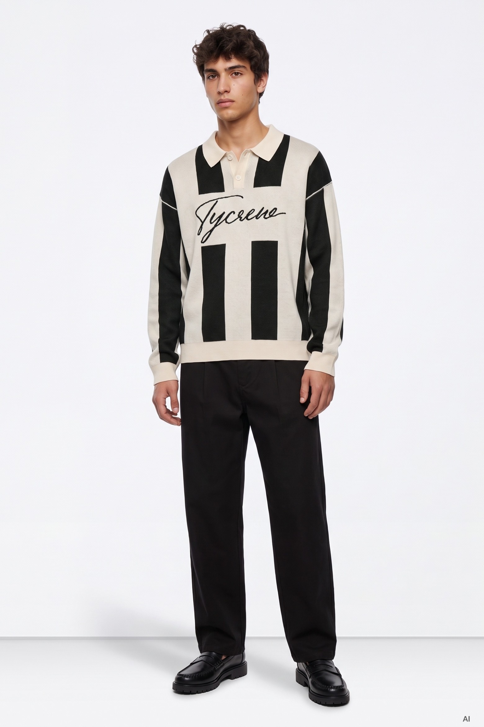 Super Baggy Black Trousers