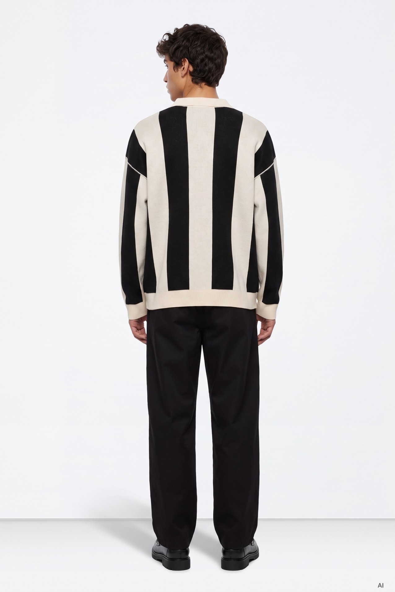 Super Baggy Black Trousers