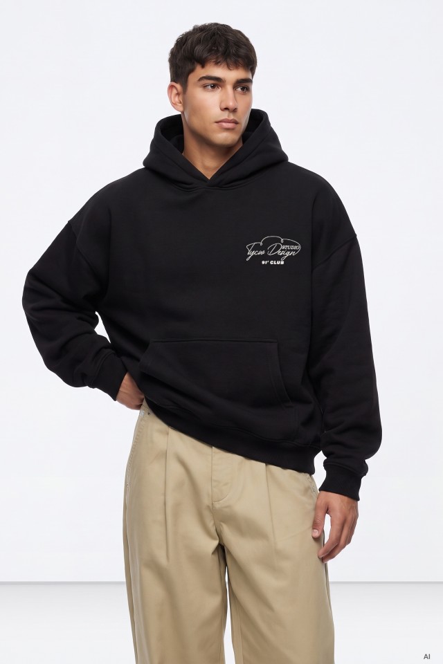 Men�s Black Hoodie