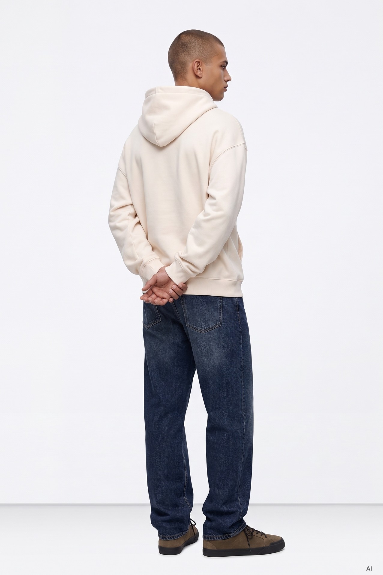 Beige Men�s Hoodie