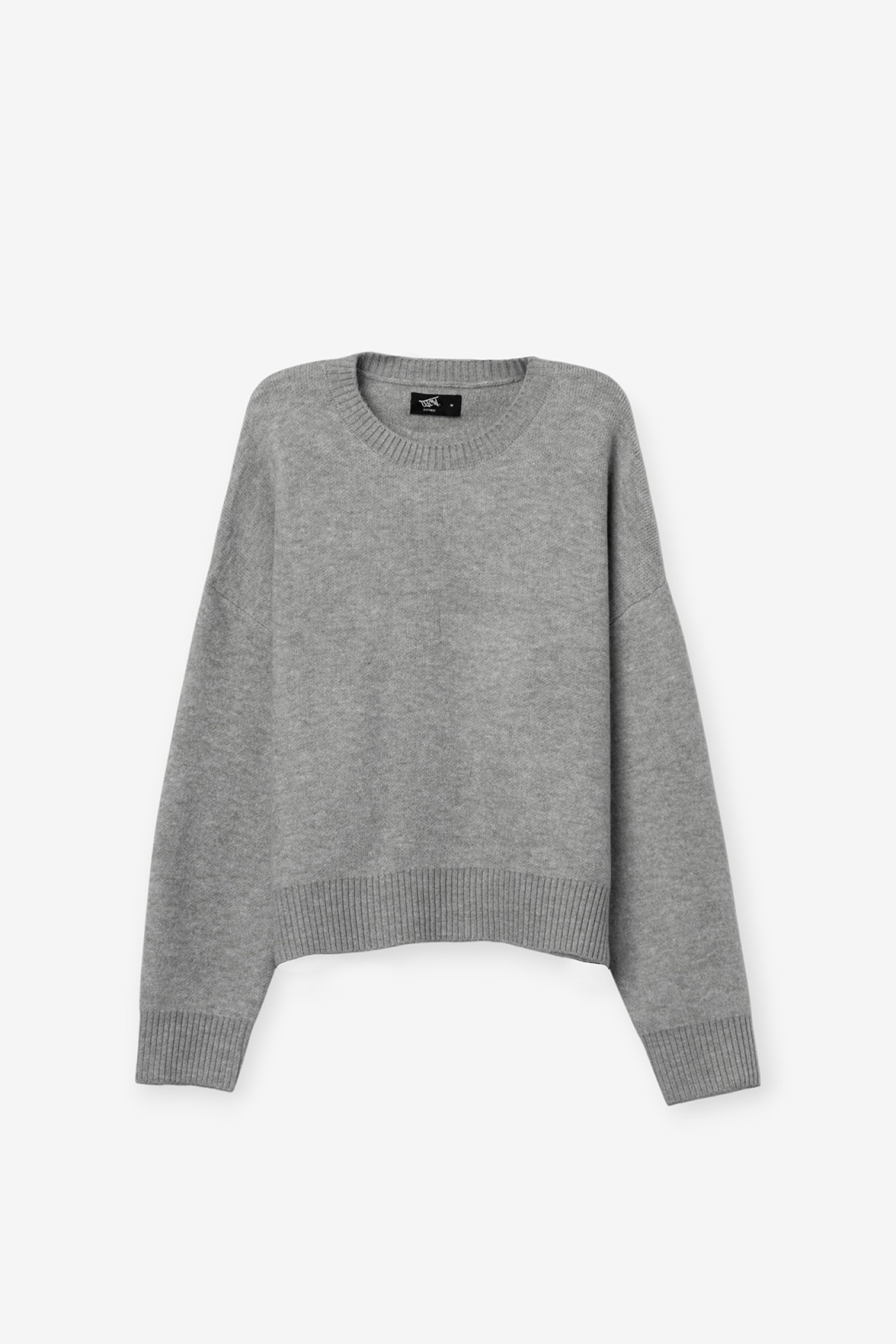 Grey Cropped Sweater