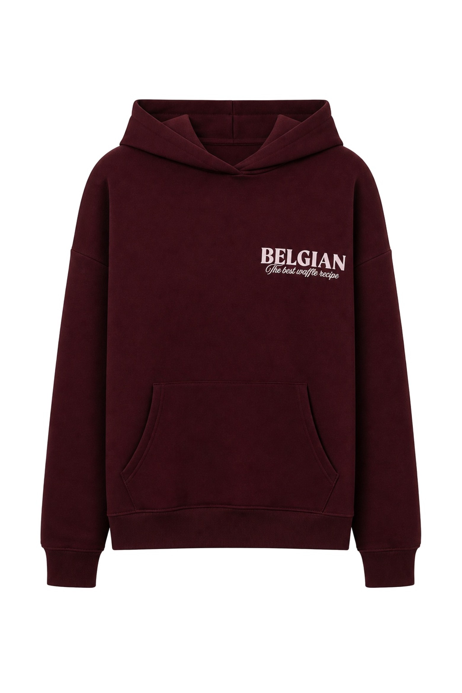 Red Loose Fit Hoodie