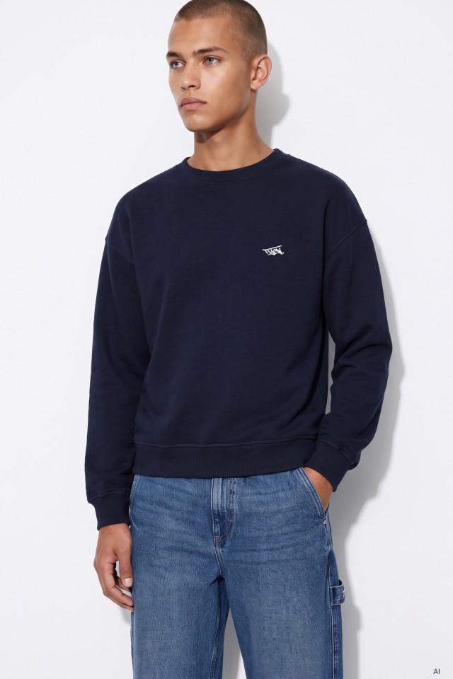 Navy Blue Sweatshirt