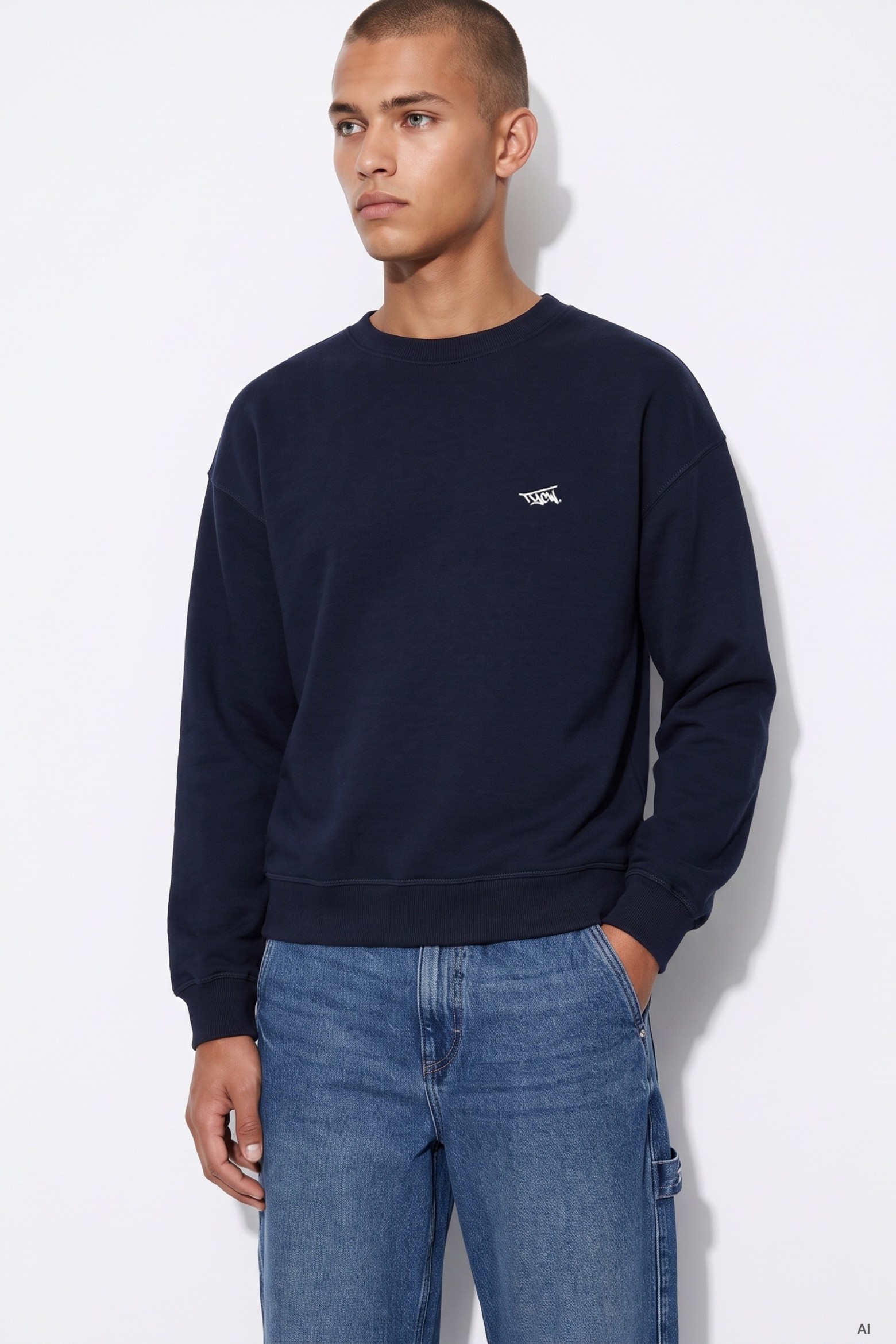 Navy Blue Sweatshirt