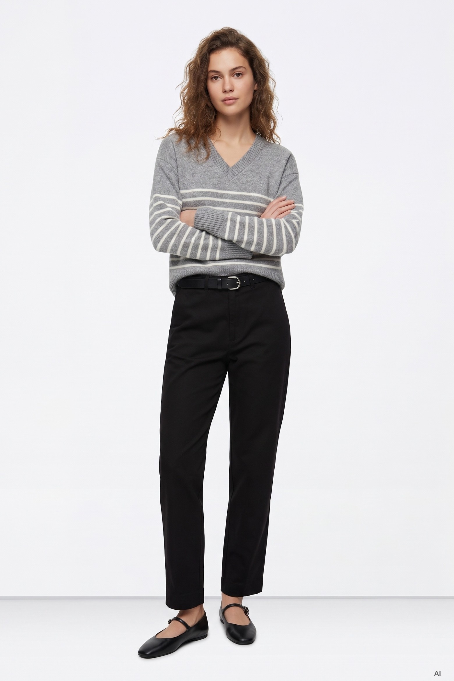 Pantalones a medida con cintur�n